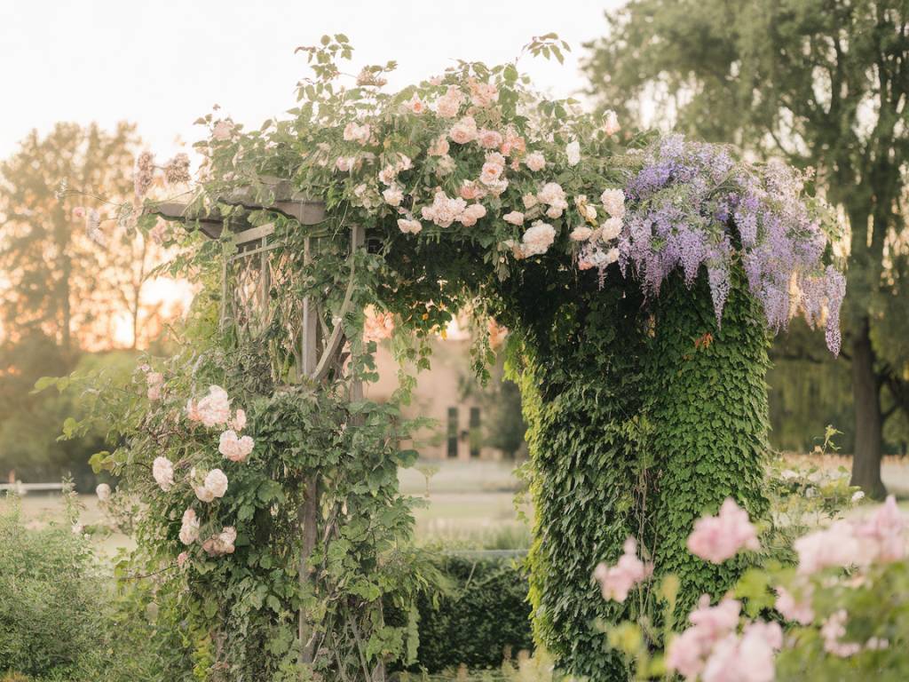 10 Plantes Grimpantes Incontournables pour Créer une Arche Fleurie dans Votre Jardin.